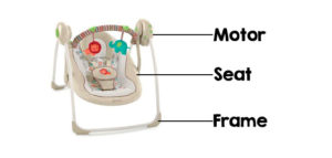 portable baby swing featurers